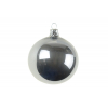 Üveggömb 8cm (db) pearl szürke
