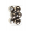 Üveggömb 8cm s/9 barna mix