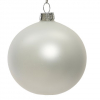 Üveggömb D8 s/6 matt fehér