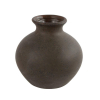 Váza cement Frances 15,5cm barna