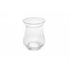 Váza üveg 15,5cm átlátszó