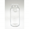Váza üveg 17-10071A D12 H28 peremes