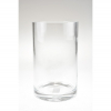 Váza üveg 30-1165B D16 H26 kerek