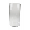 Váza üveg cilinder H32 D16 átlátszó