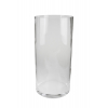 Váza üveg cilinder H40 D19 átlátszó