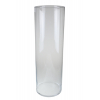 Váza üveg cilinder H68 D16 tátlátszó