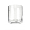 Váza üveg D14H16 cm átlátszó