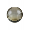 Váza üveg gömb H18,5 D18 barna