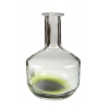 Váza üveg H20 D13 átlátszó/oliva