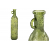 Váza üveg H75 palack forma zöld