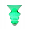 Váza üveg kerek D20cm nagy zöld Zmrst