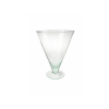 Üveg váza talpas H23 D18 (V-forma)