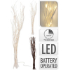 Vessző fűzfa köteg 40cm 12LED natúr/fehér