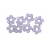 Virág poly 2,7cm s/8 lila