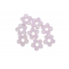Virág poly 2,7cm s/8 rózsaszín