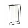 Virágállvány fém 20,5*5,2*12cm kémcsővel D3,8 H20/15