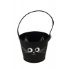Vödör filc 18*18cm cicás fekete