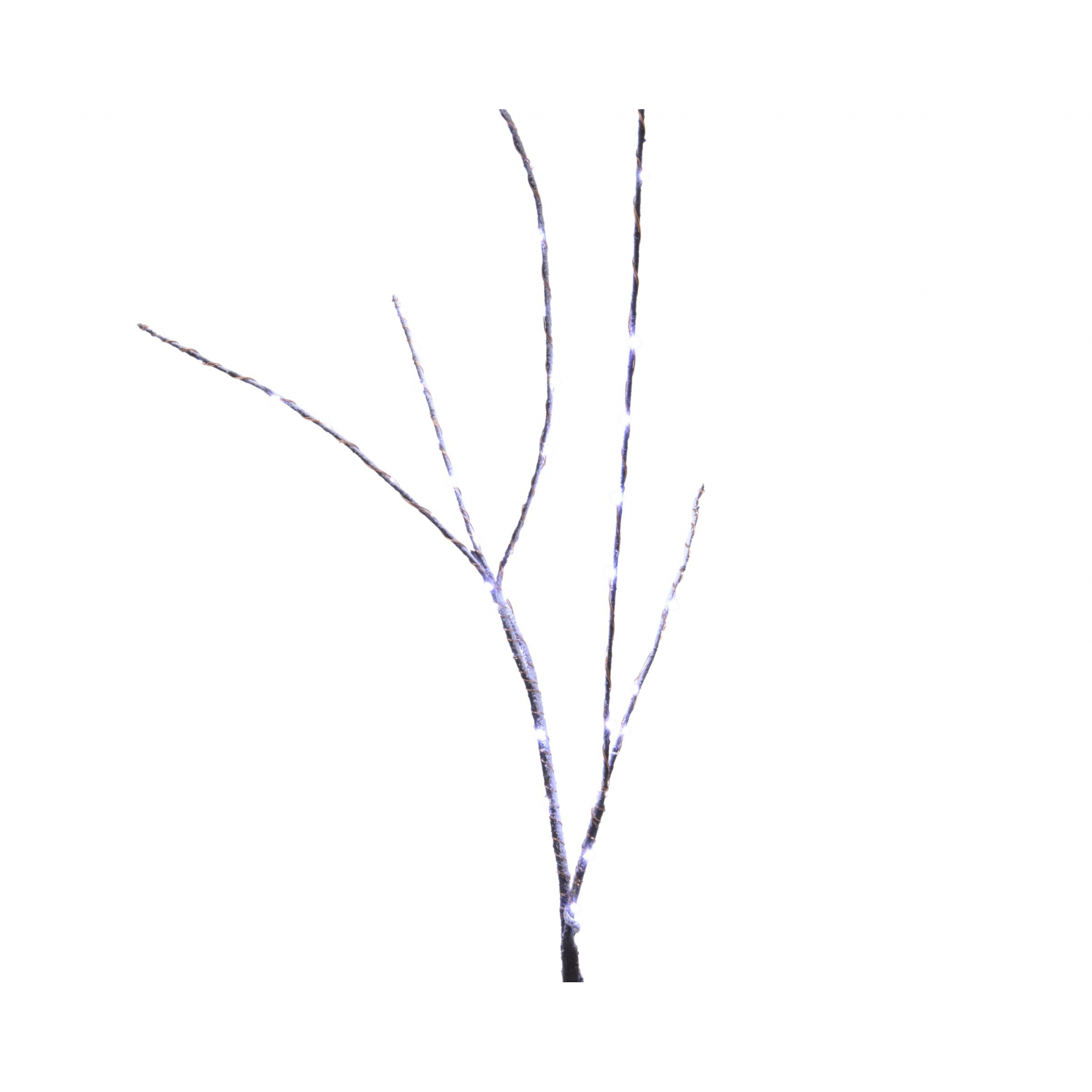 Ág műanyag 90cm 50LED kültéri barna