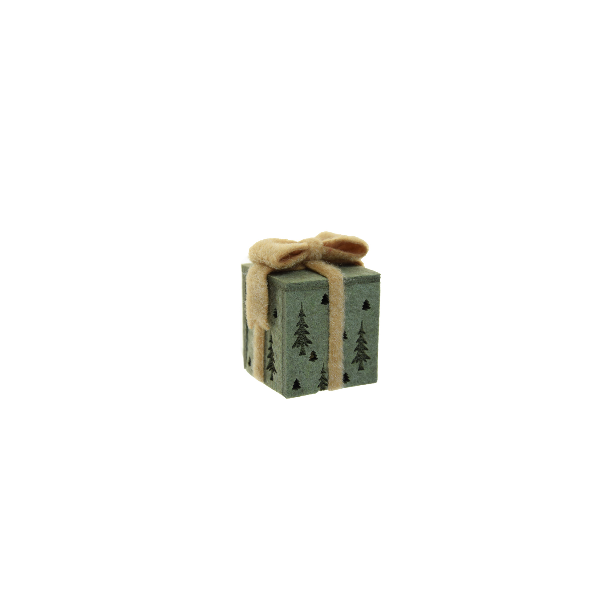 Ajándék filc 8*7cm zöld
