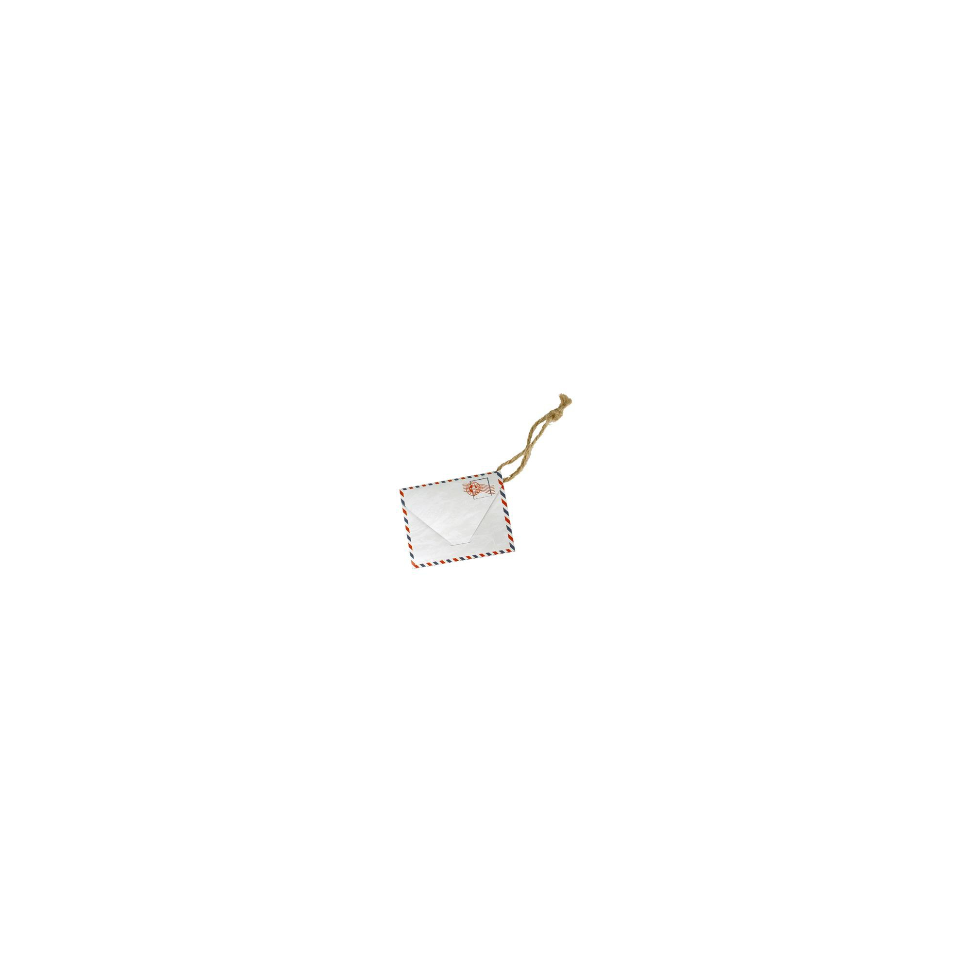 Ajándékcímke papír boríték forma 5,5x7cm + 16cm akasztóval