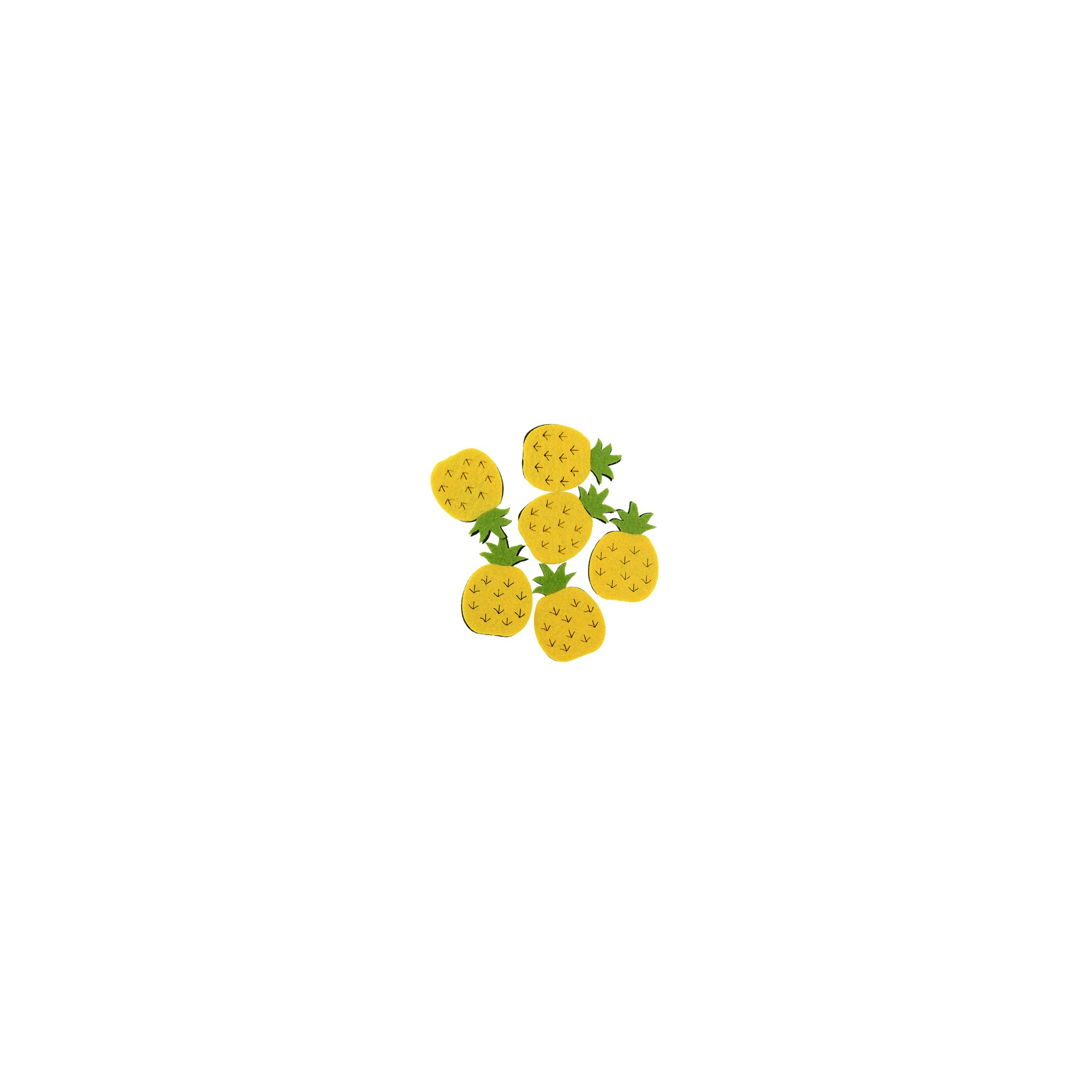 Ananász poly 4,9cm s/6