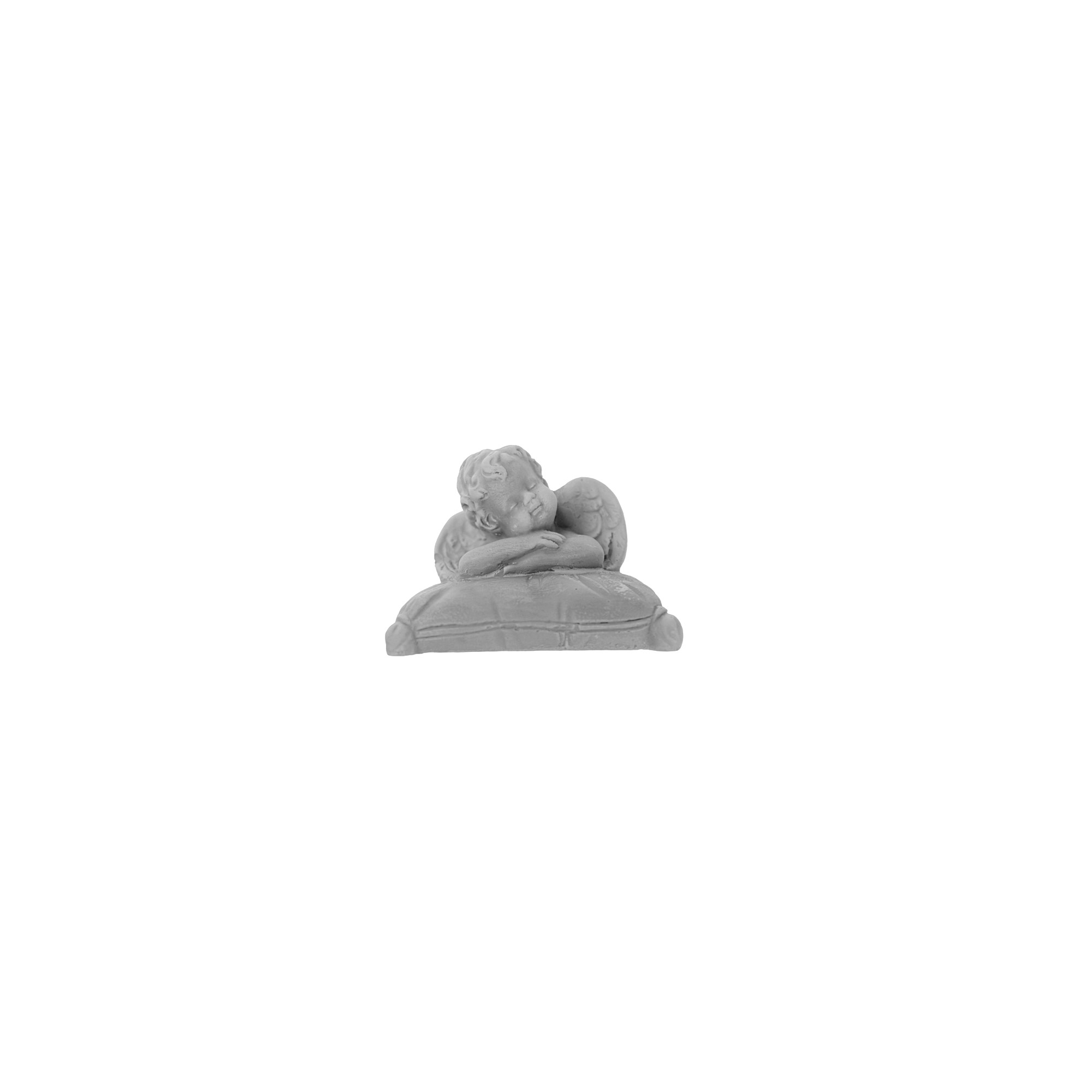 Figura angyal C4 5cm szürke
