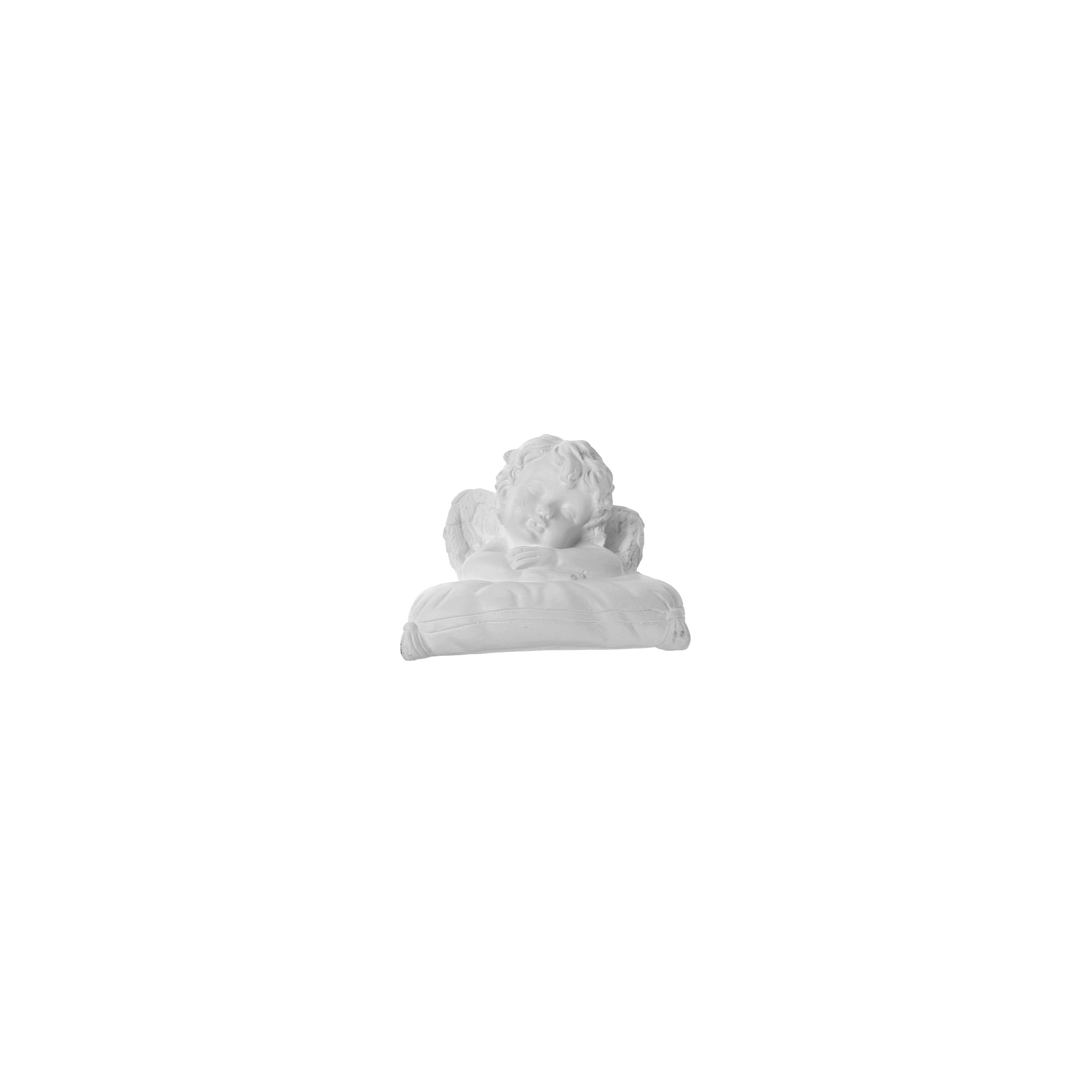 Figura angyal R6 8,5cm fehér