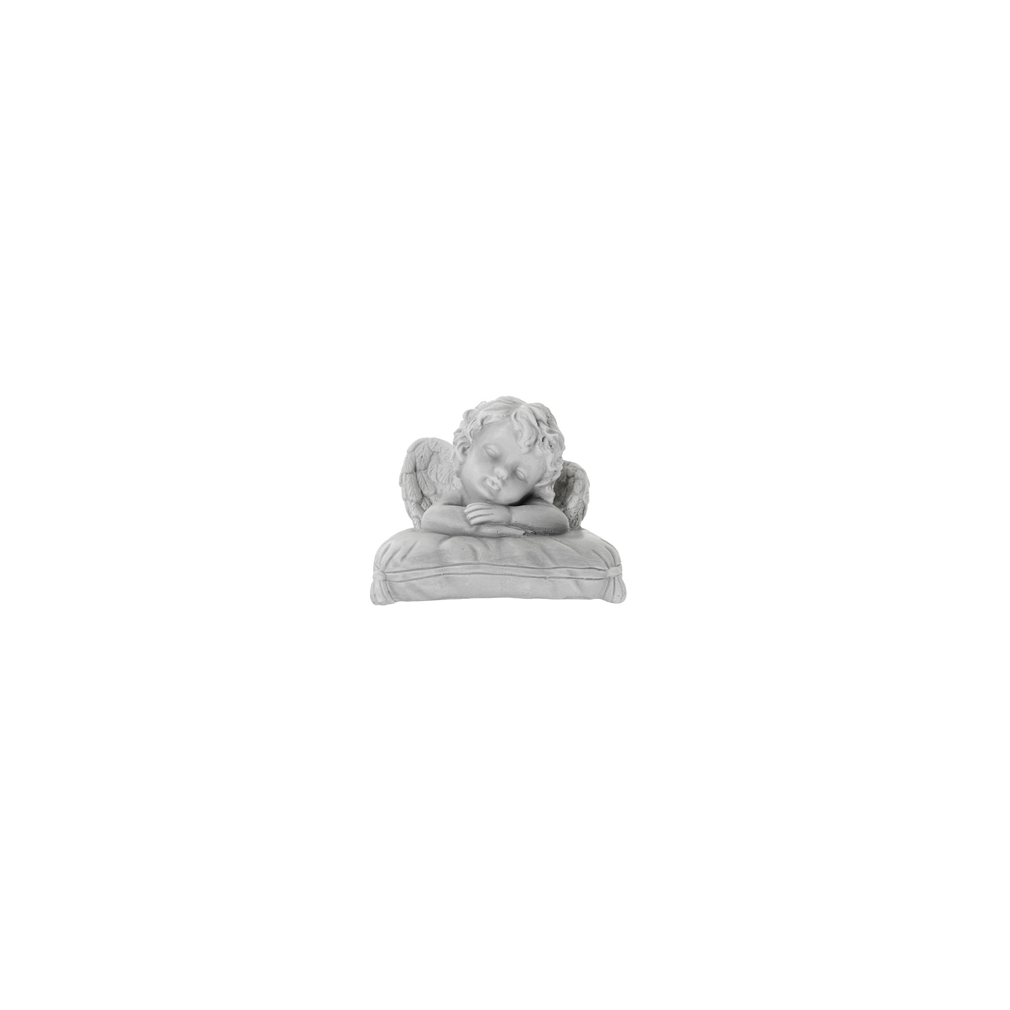 Figura angyal R6 8,5cm szürke