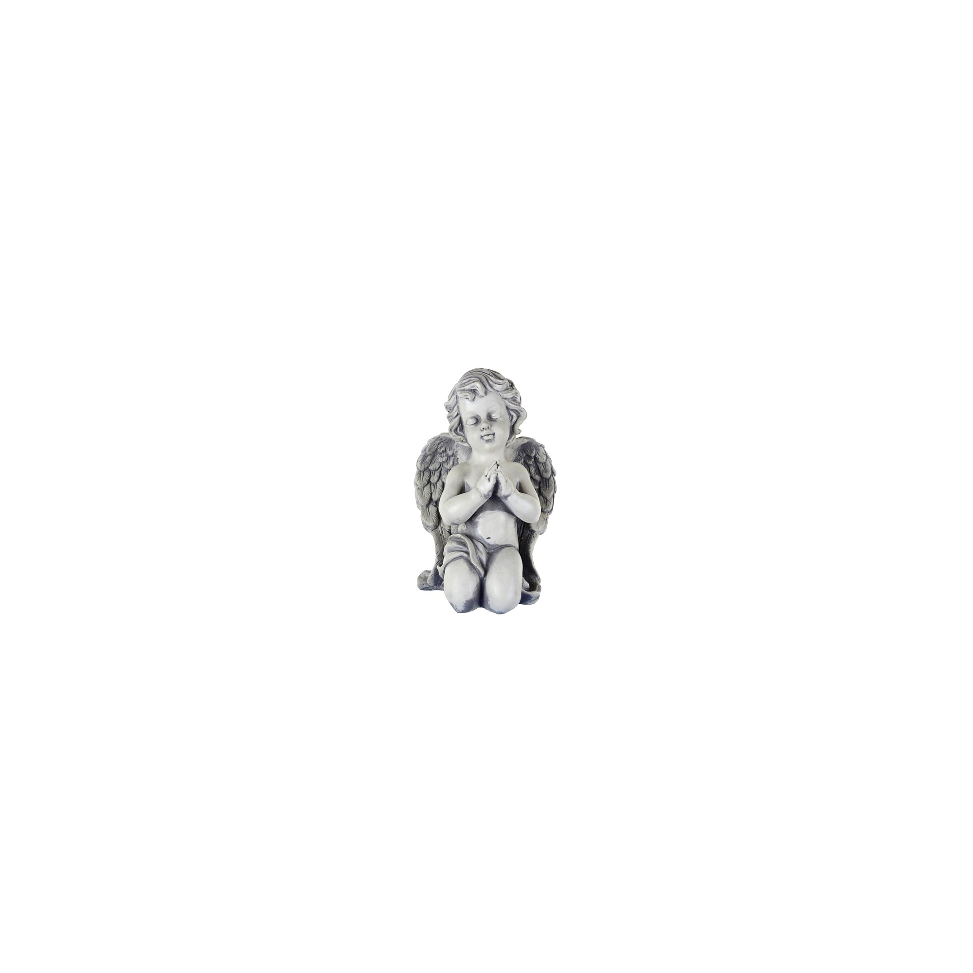 Figura angyal gipsz T 26cm szürke