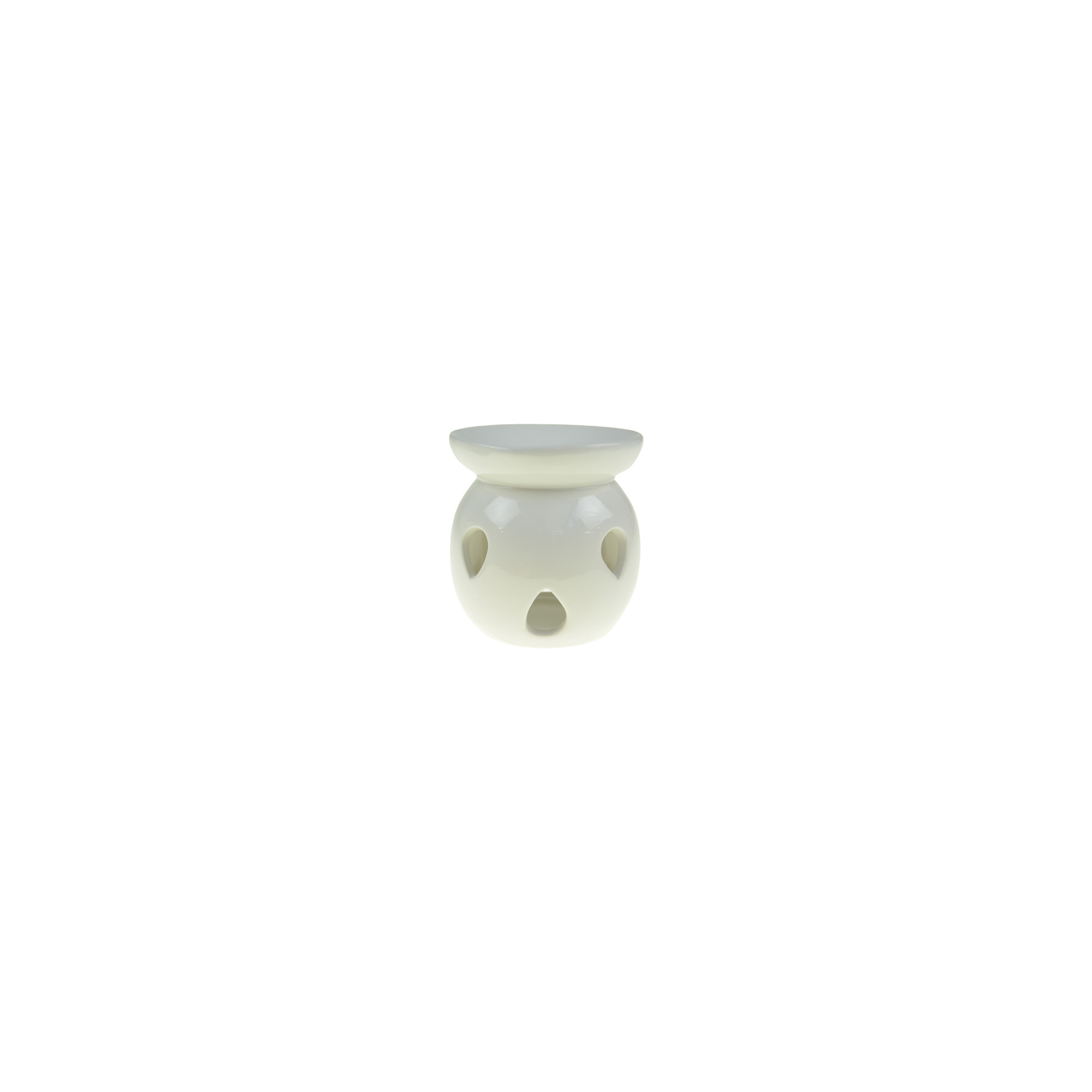 Aromalámpa kerámia fej forma 10*10*10.5 cm fehér