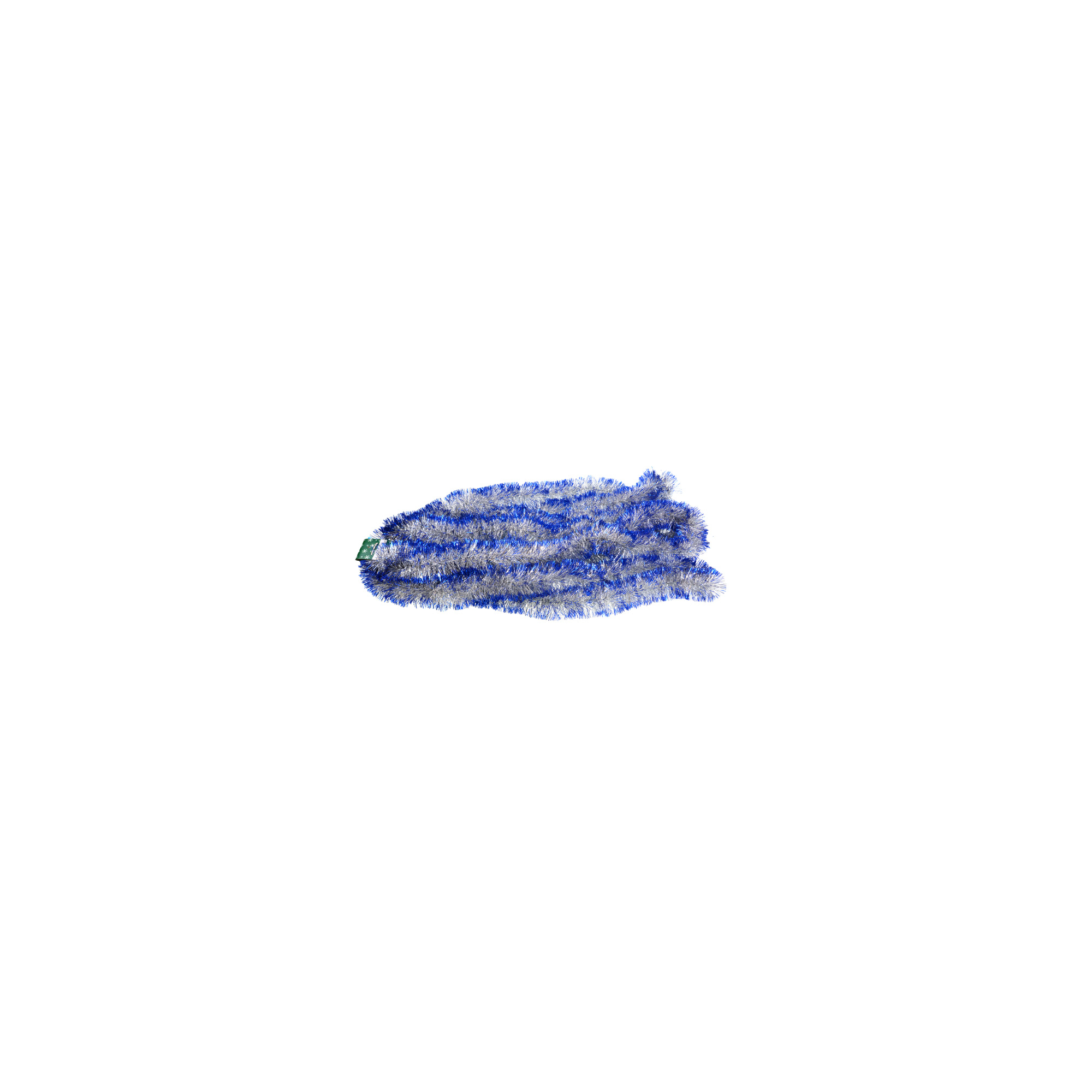 Boa D10cm*2m ezüst-kék