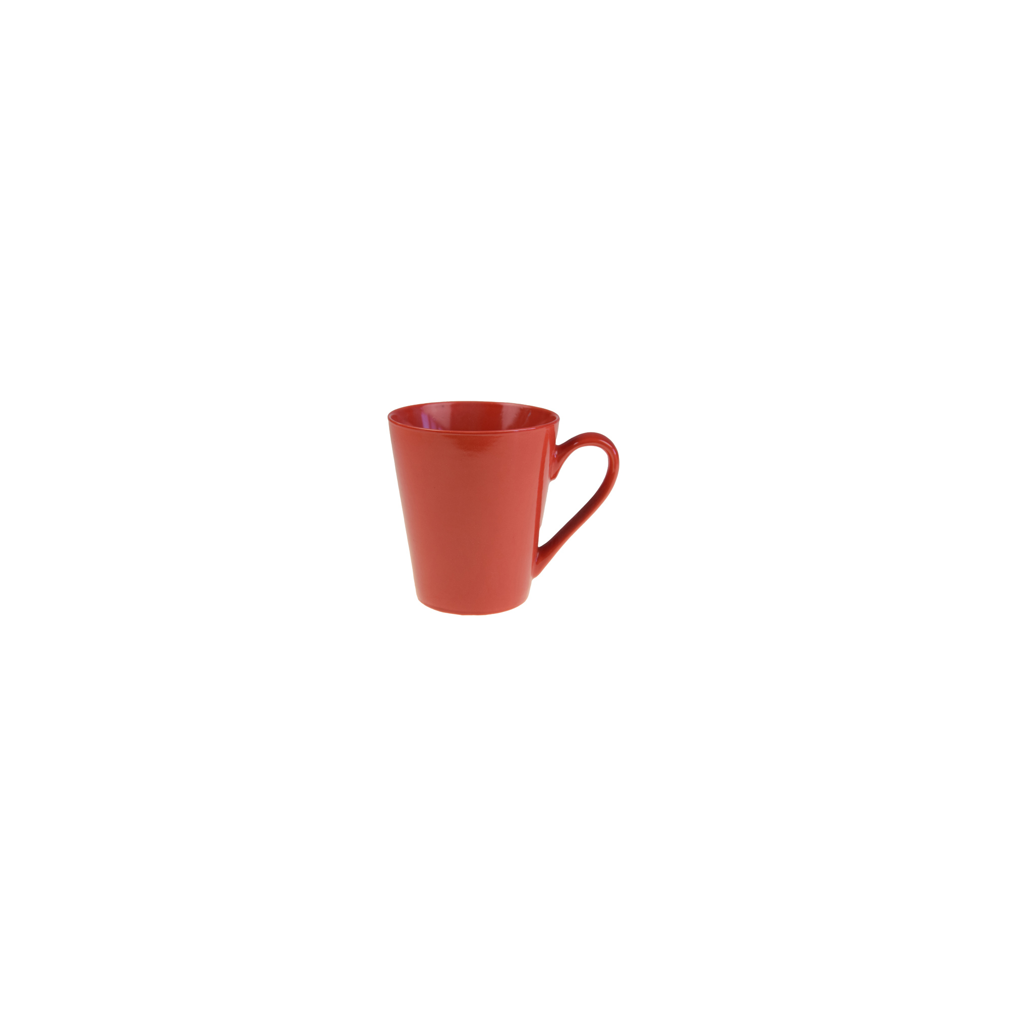 Bögre kerámia 8.5*10.5cm 330ml piros