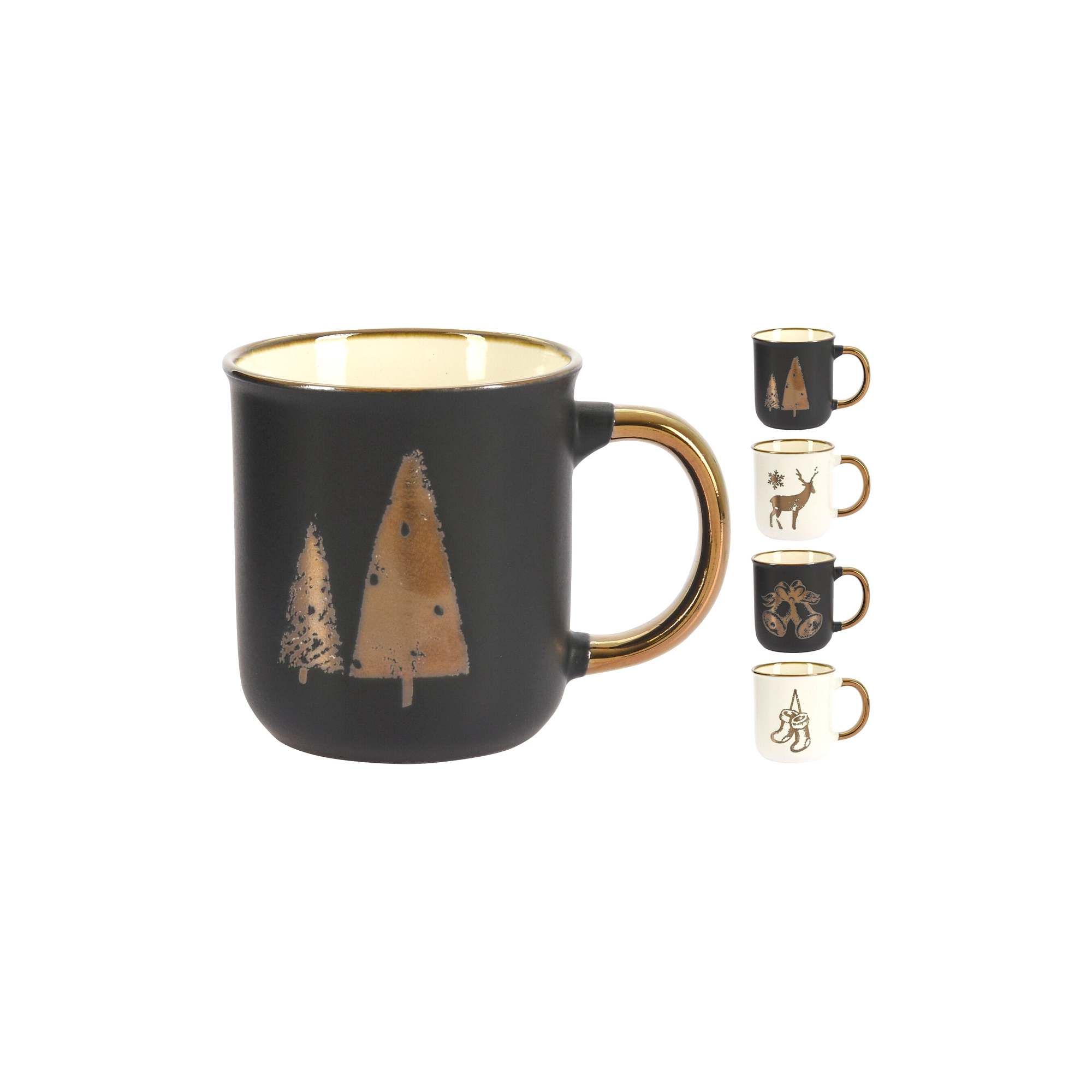 Bögre porcelán karácsonyi D7,5*8 200ml többféle