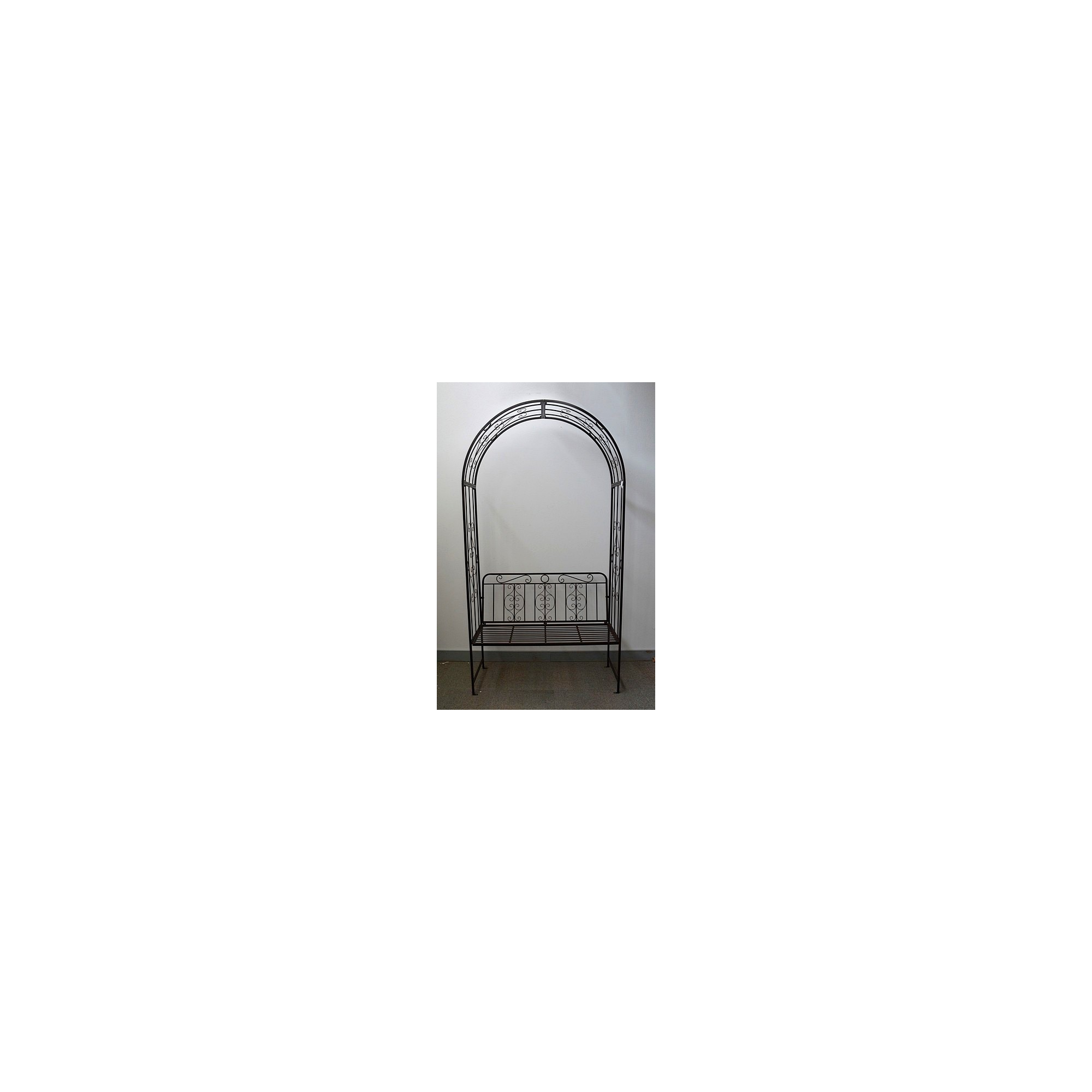 Boltív paddal fém 120*53*230cm réz