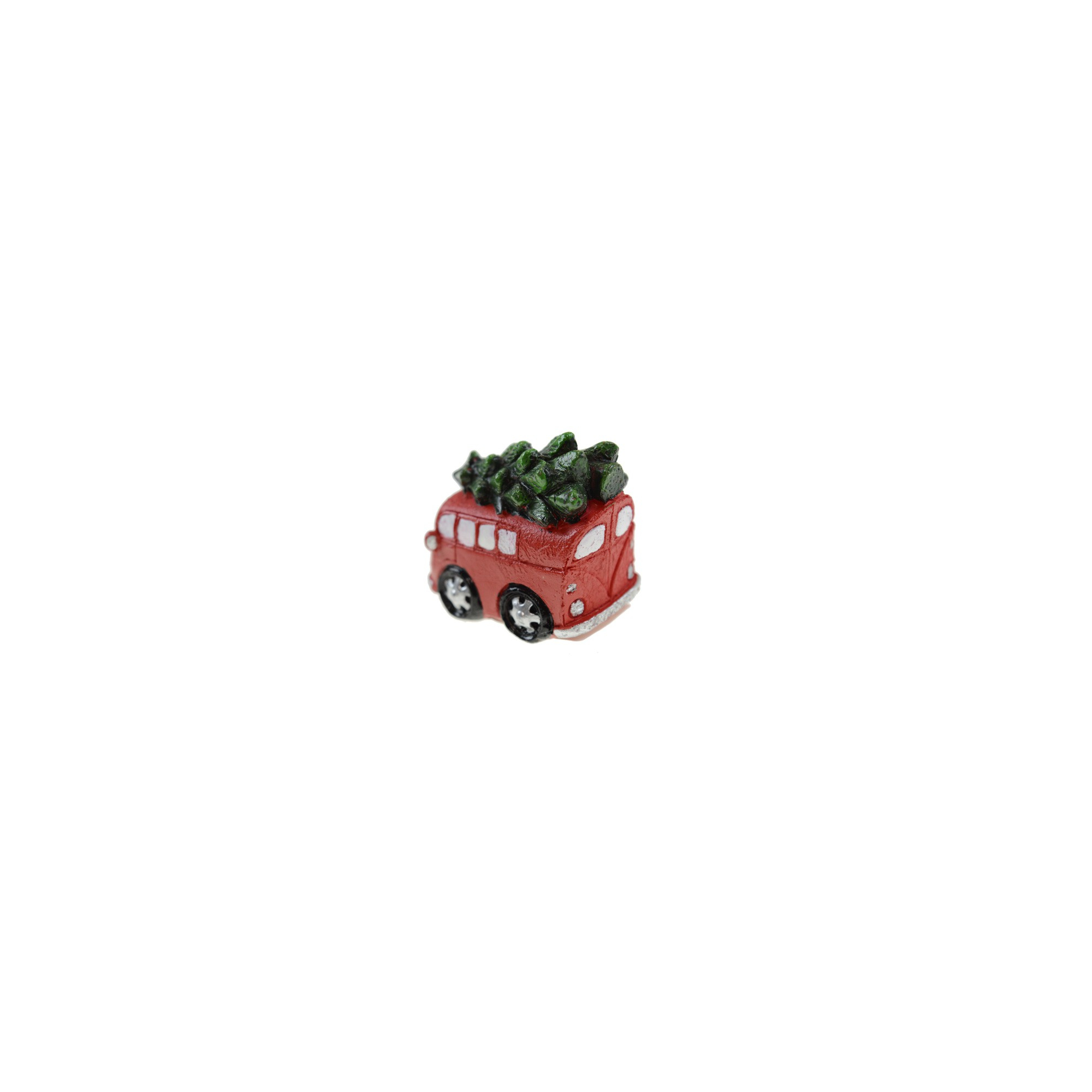 Figura busz poly 6*3,7*5,2 fenyővel piros
