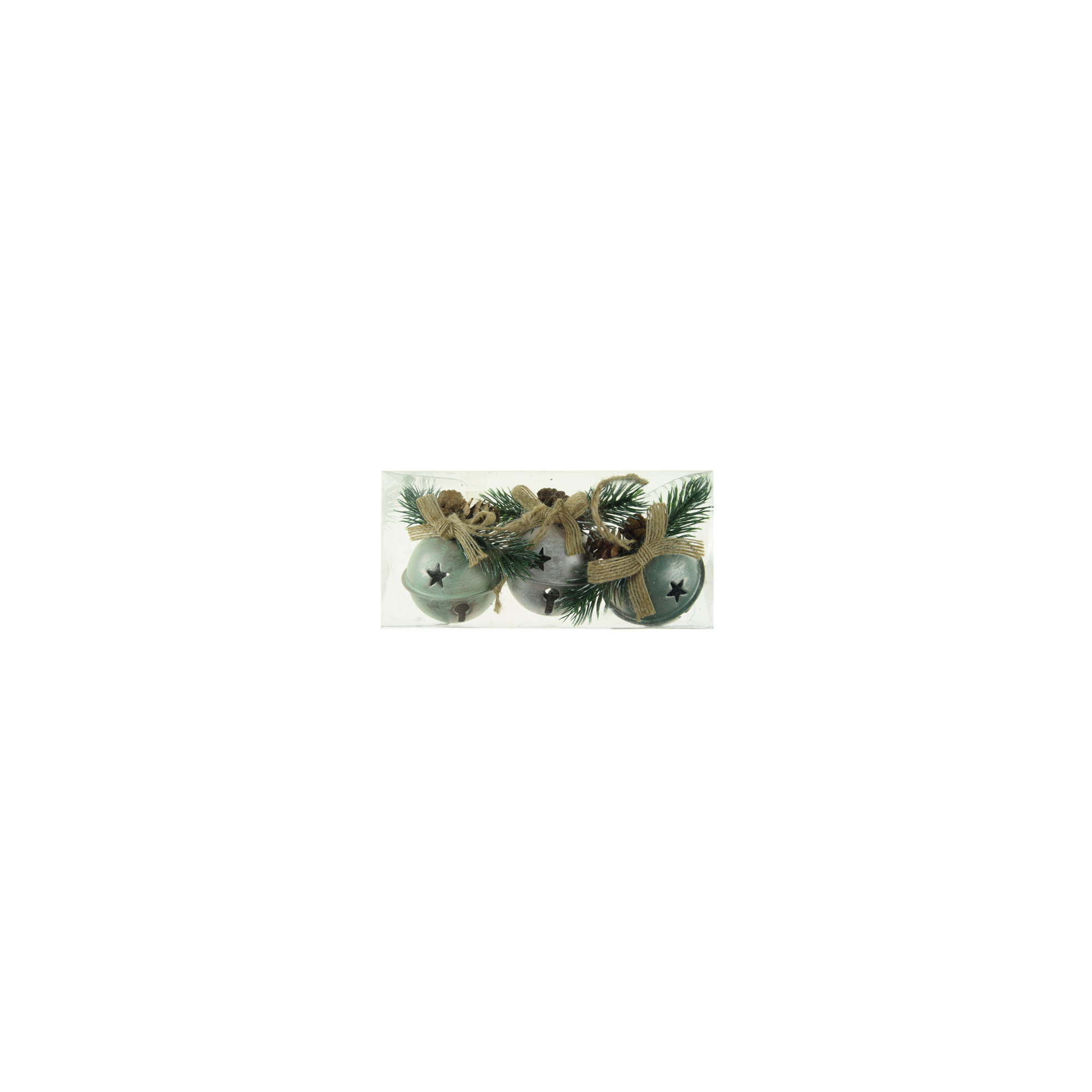 Csengő fém 17*6*8cm s/3 zöld/fehér