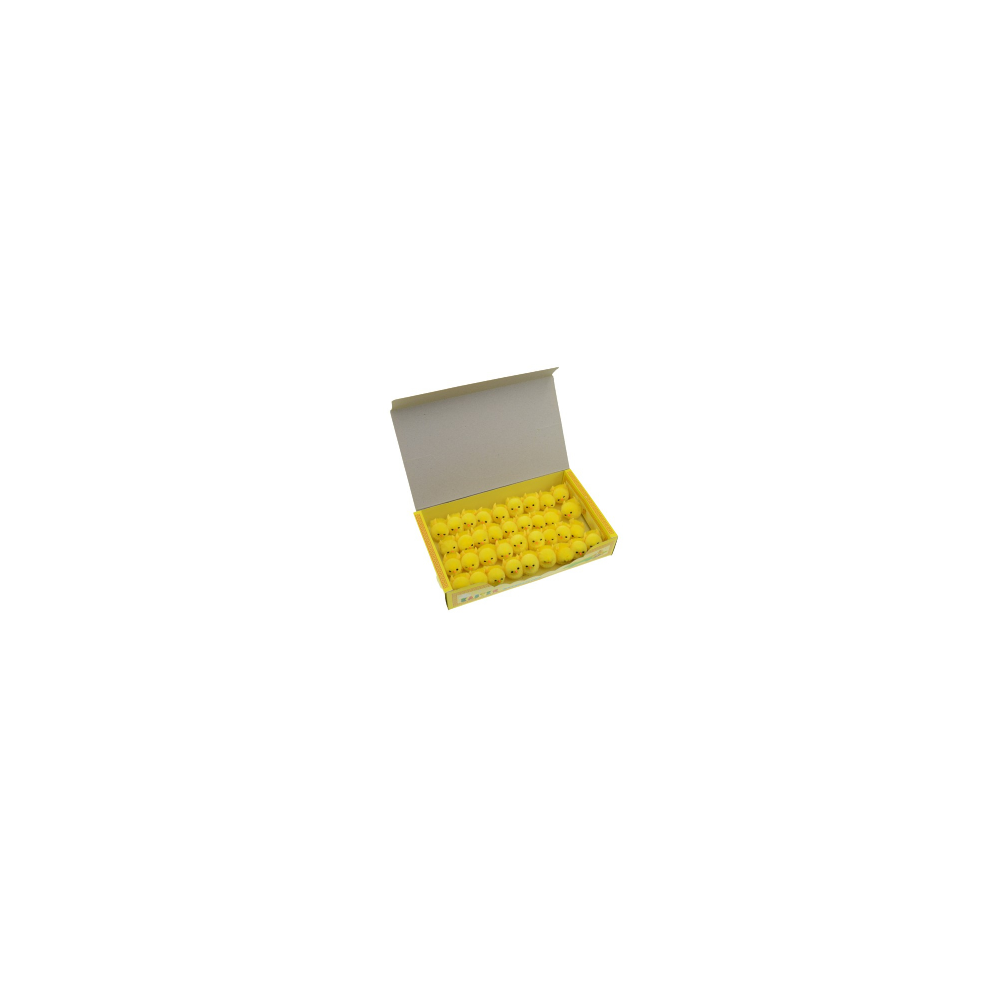 Figura csibe plüss 3,5cm s/36 sárga