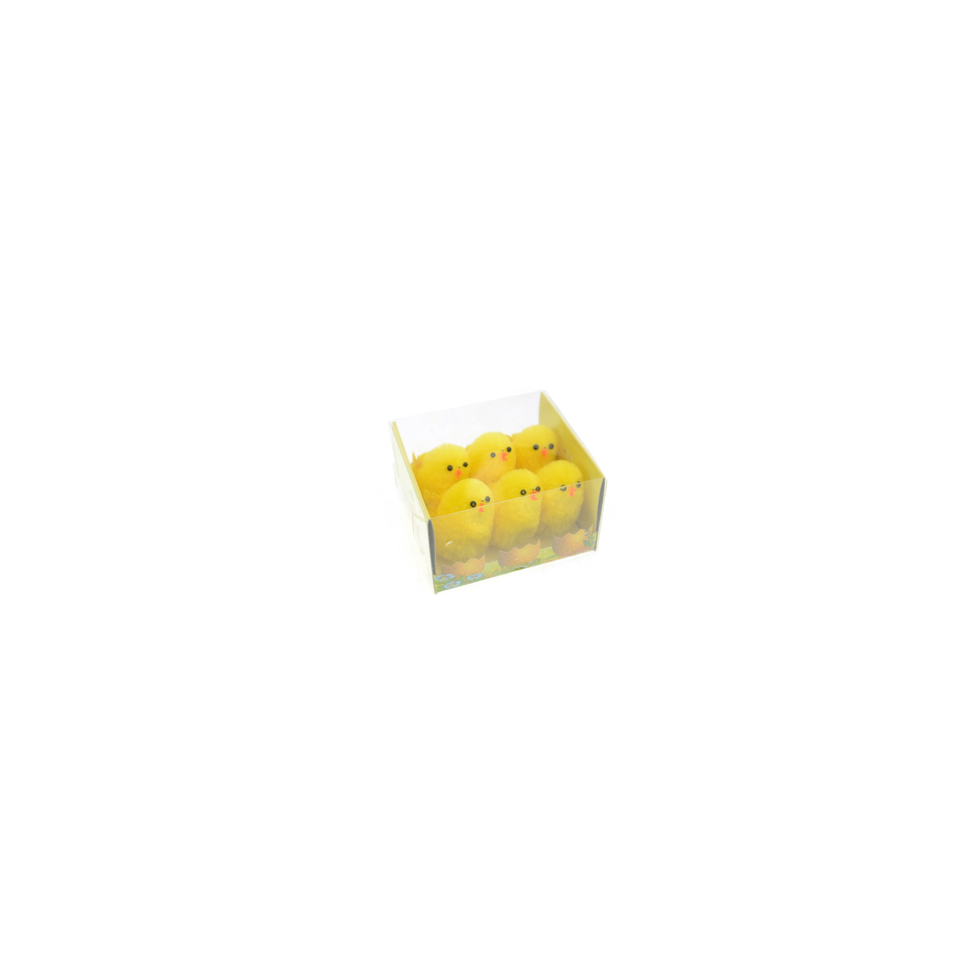 Csibe plüss 6cm s/6 sárga