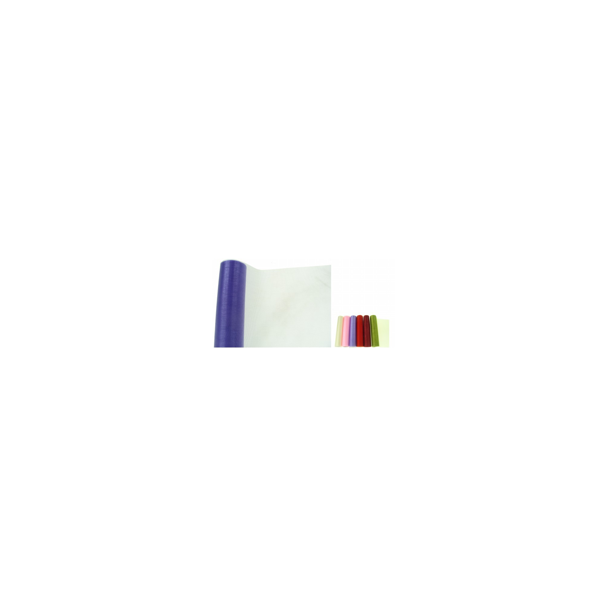 Csomagoló organza 24cm*10m több szín