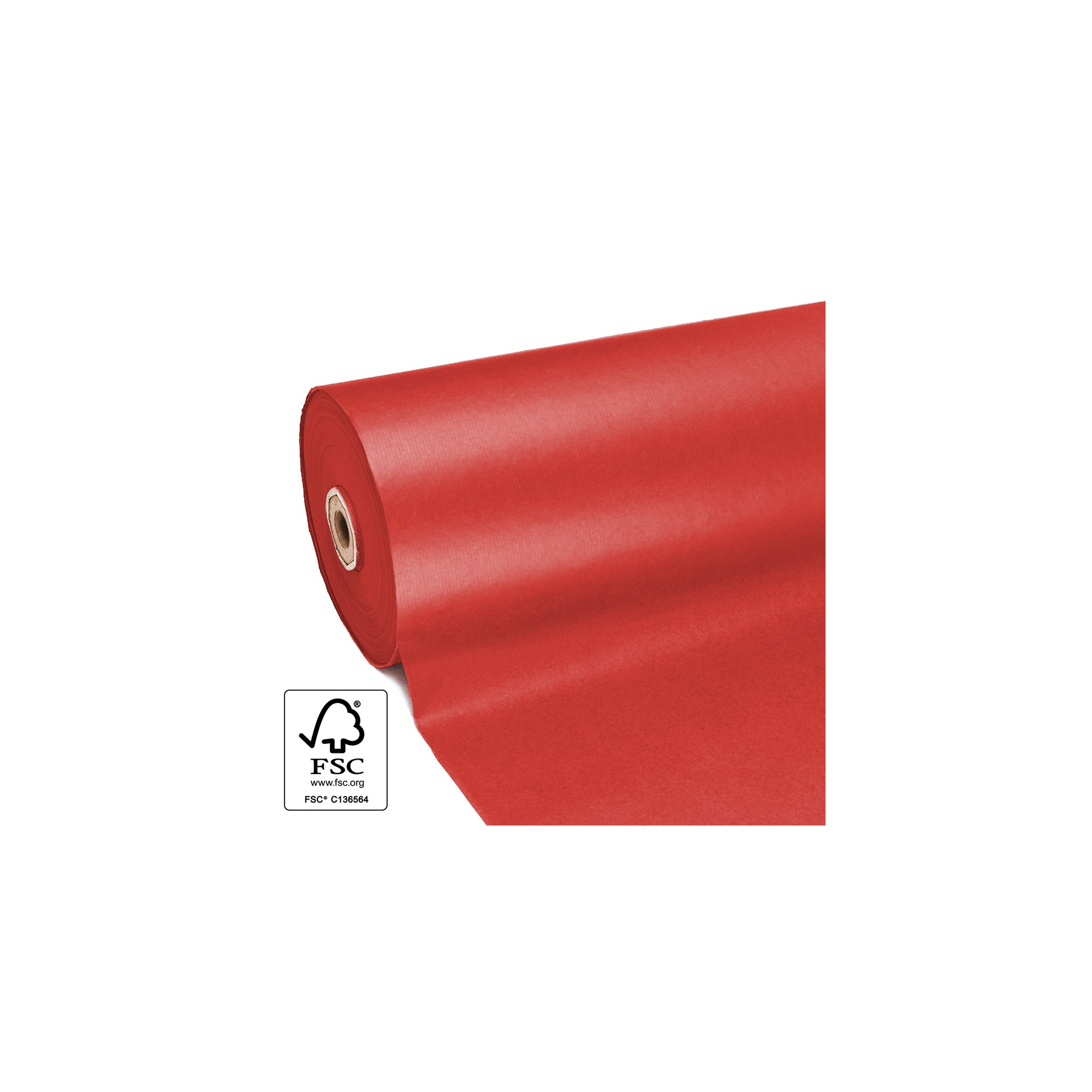 Csomagoló papír 60cm*400m 50g piros