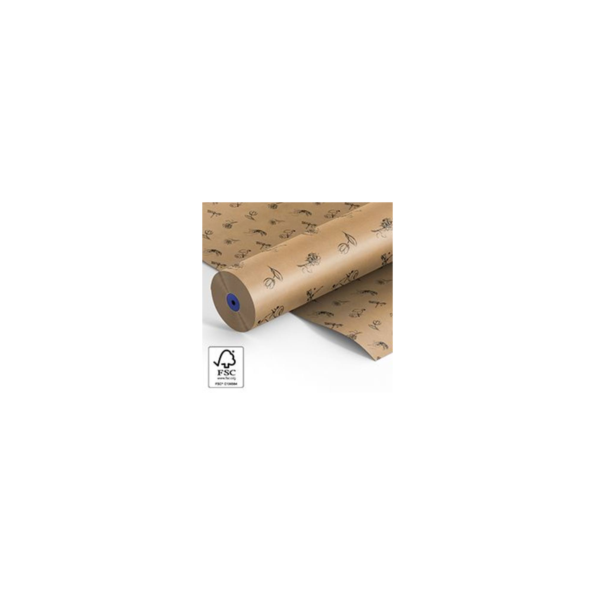 Csomagoló papír 60cm*400m 50g virágos