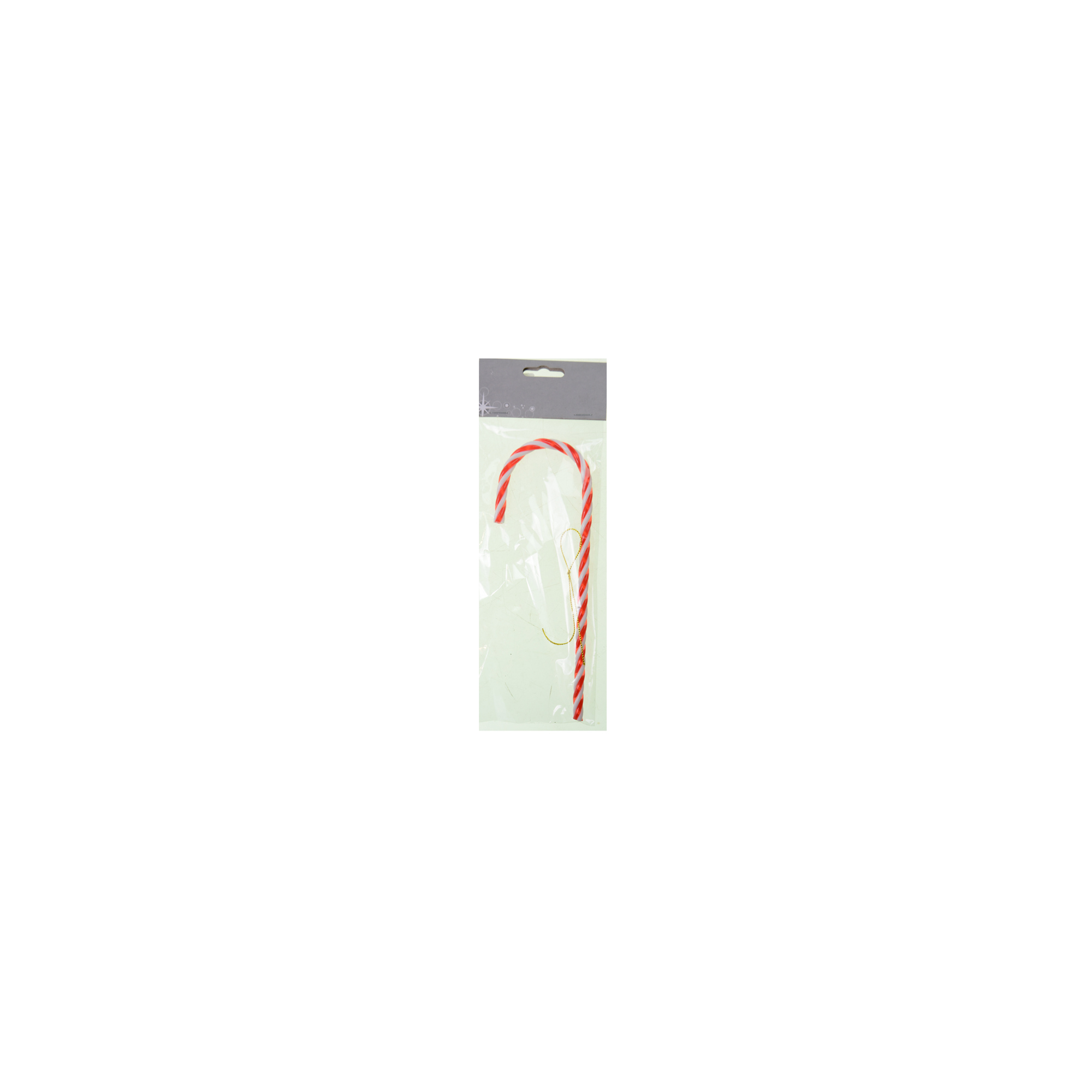 Cukorbot műanyag 20x7cm fehér/piros