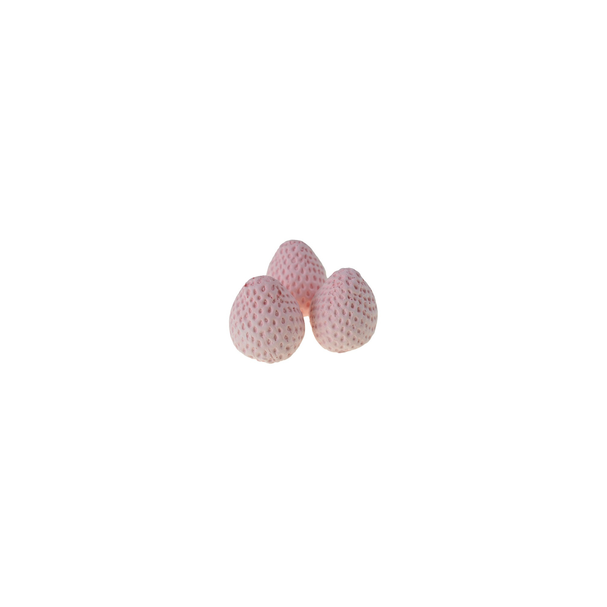 Dekor eper D3*4 cm s/3 rózsaszín