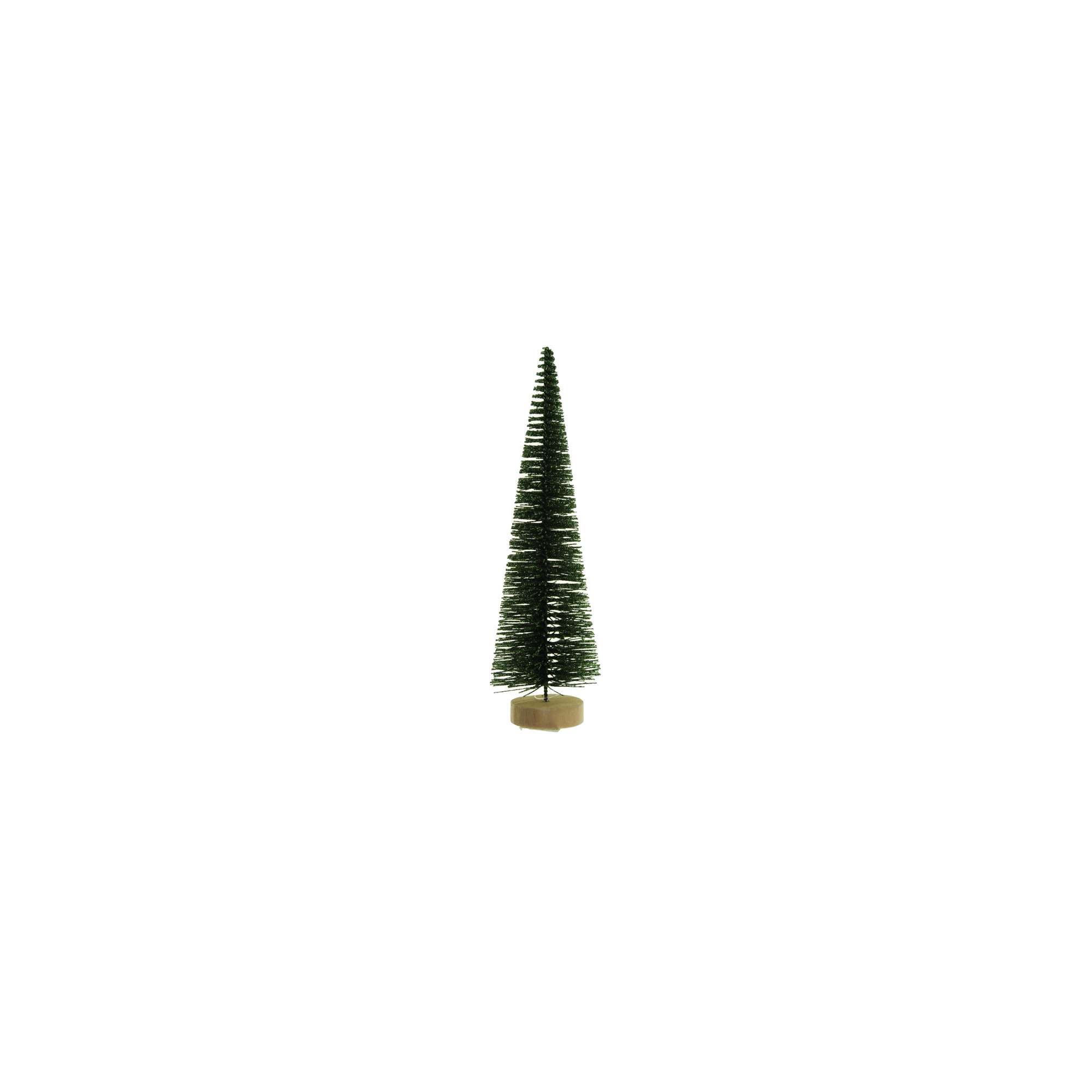 Dekor fenyő 29.5cm glitteres sötét zöld