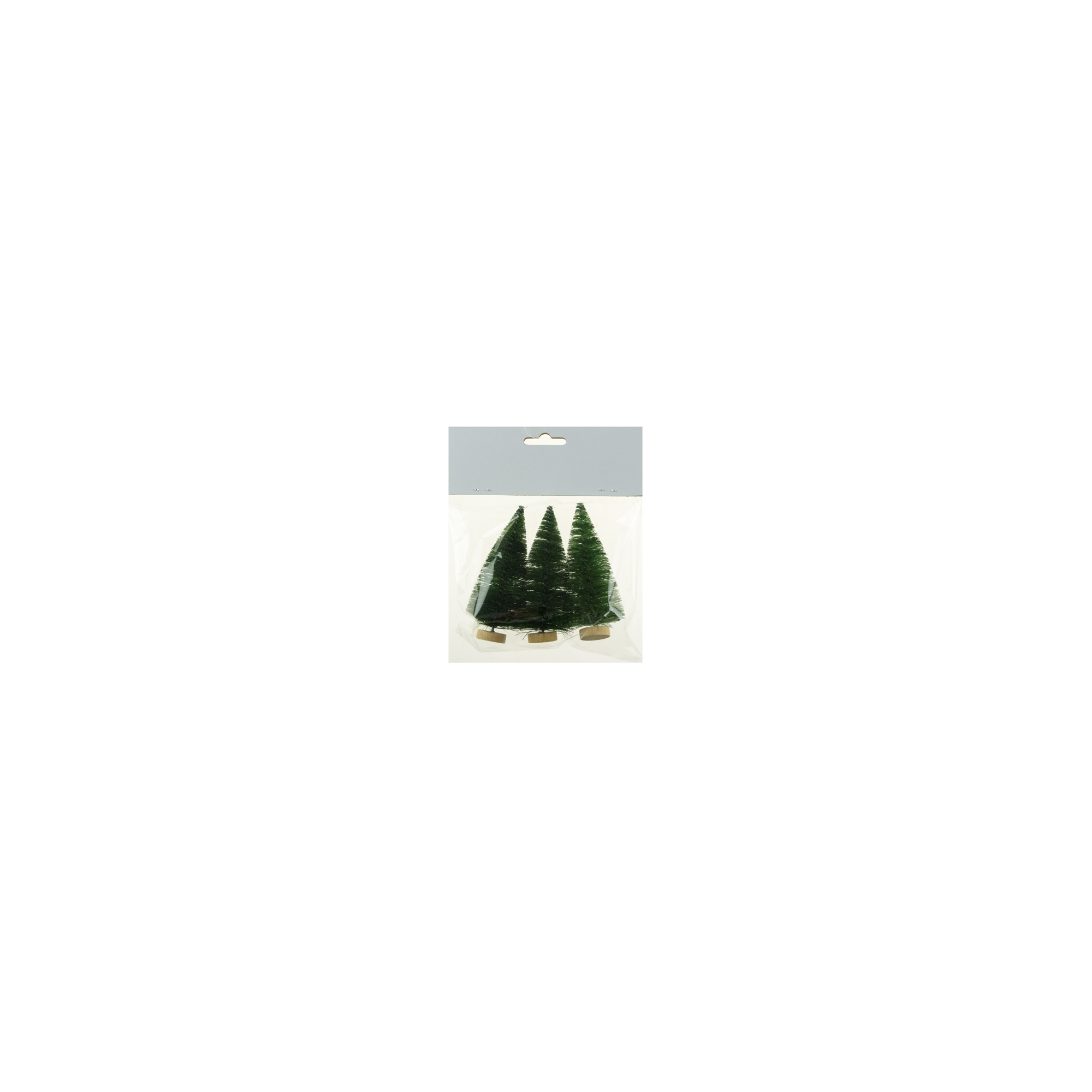 Dekor fenyő D4.3*9.5cm s/3 sötét zöld