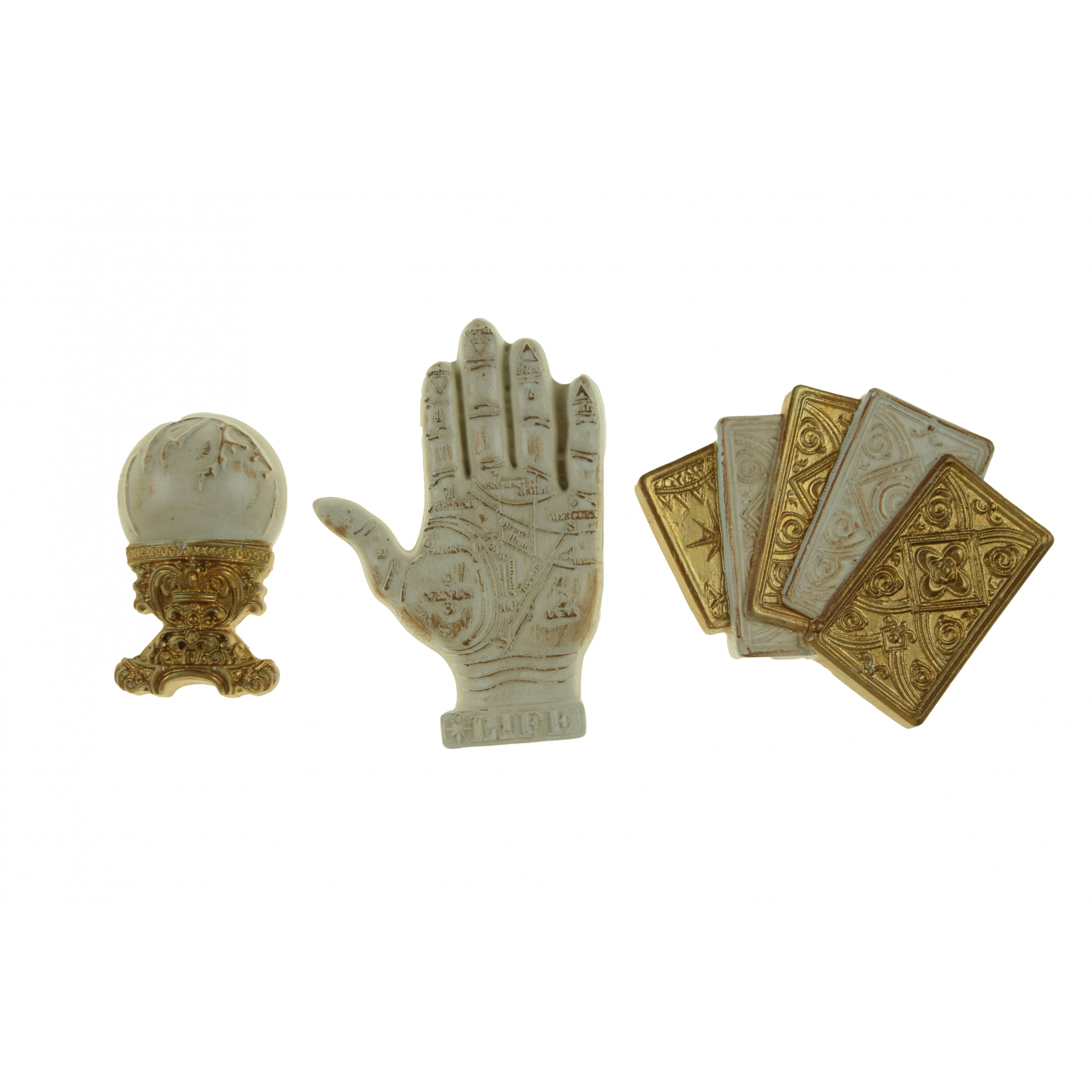 Dekor jós mix gipsz 2D 6-9cm s/3 lila