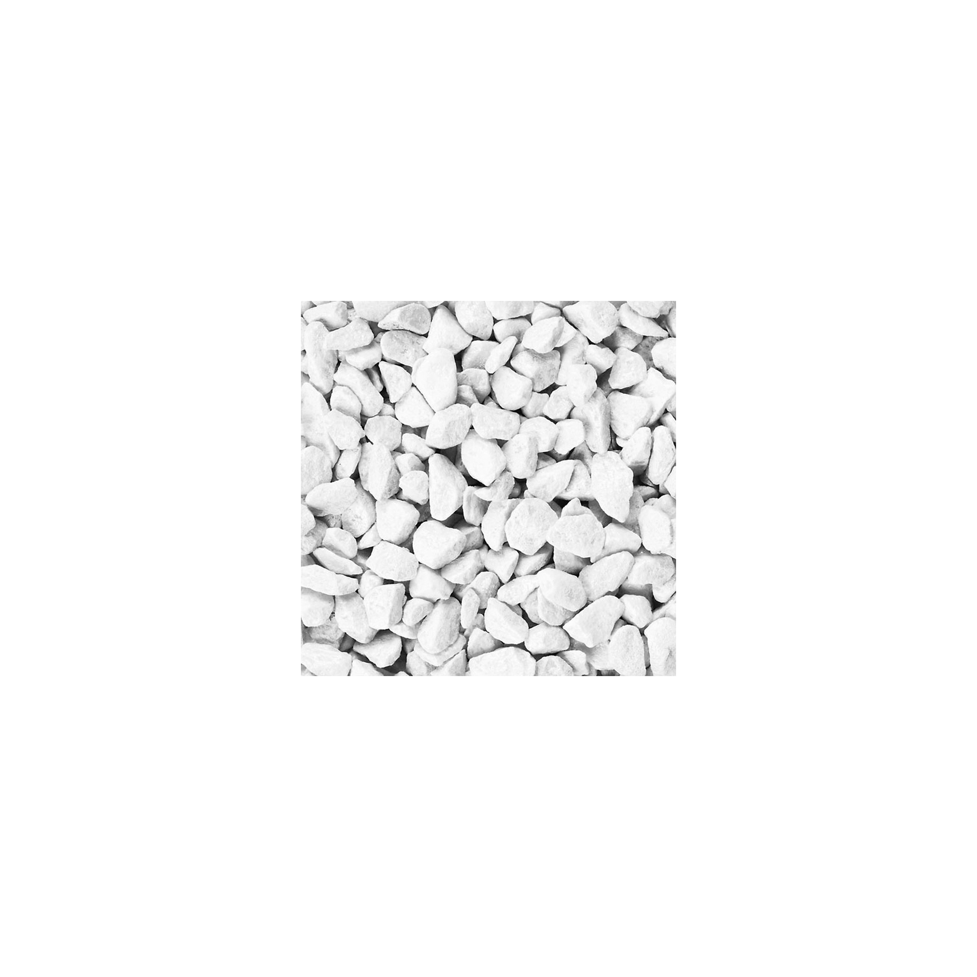 Dekor kő 9-13 mm 0,5kg fehér