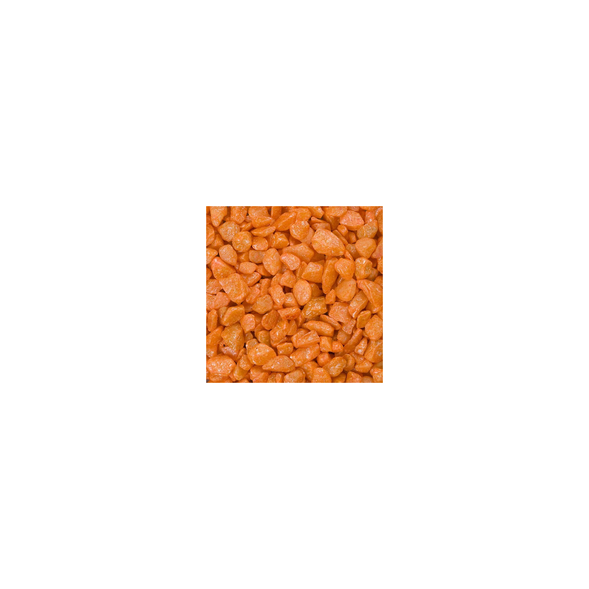 Dekor kő 9-13mm 0,5kg narancs