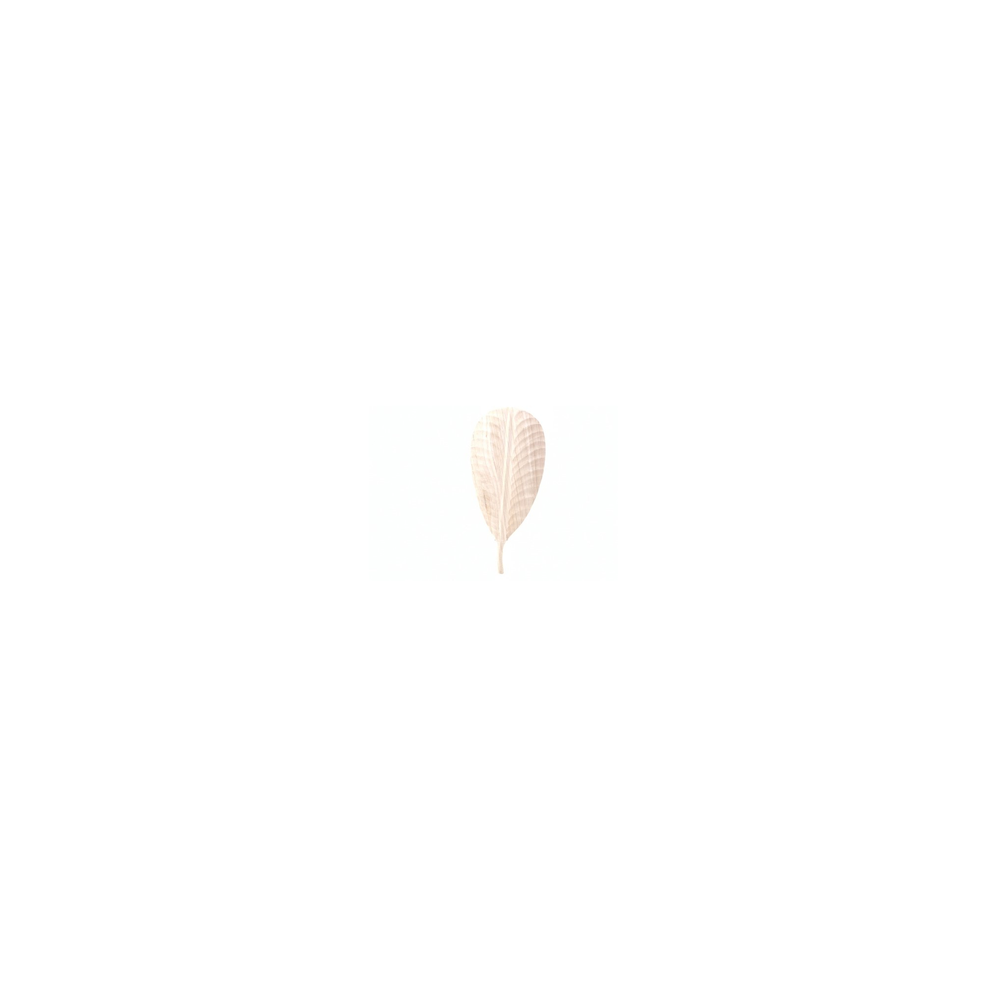 Dekor levél fa 61*25,5cm natúr
