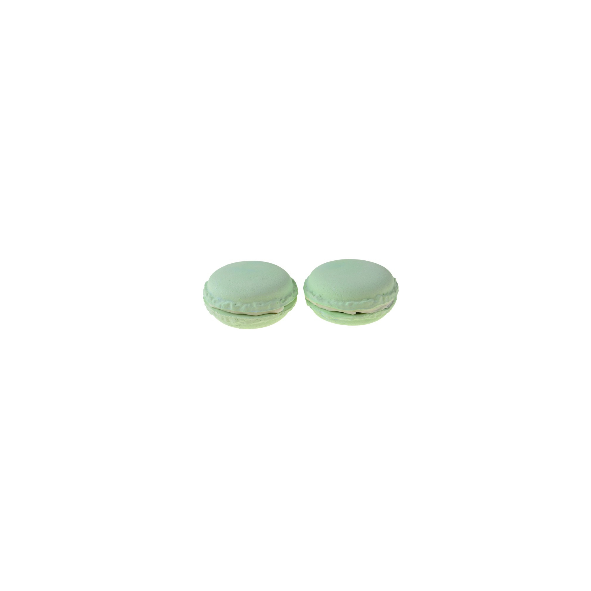 Dekor macaron D3,5*2cm s/2 zöld